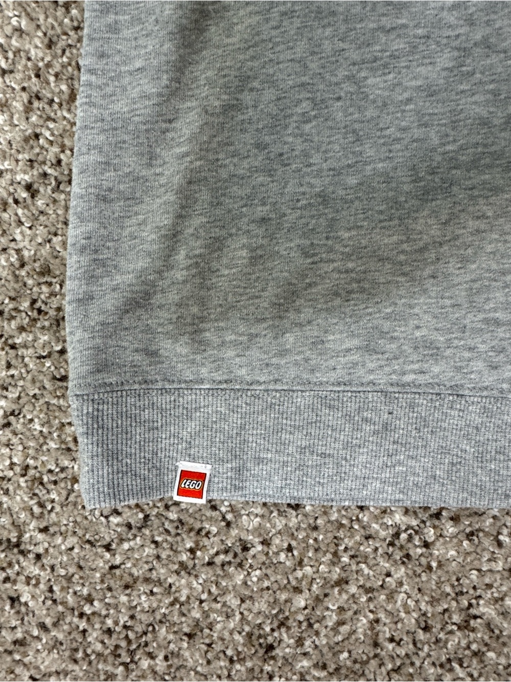 Lego Grey Sweatshirt with Multicolor Minifigure Grid Unisex Sweatshirt - Picture 7 of 13